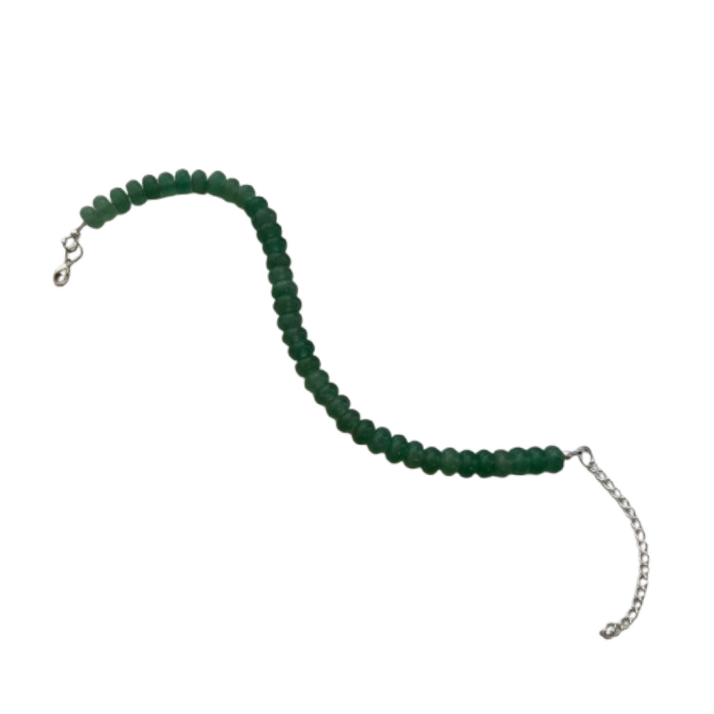 Green Aventurine Gemstone Roller Bracelet