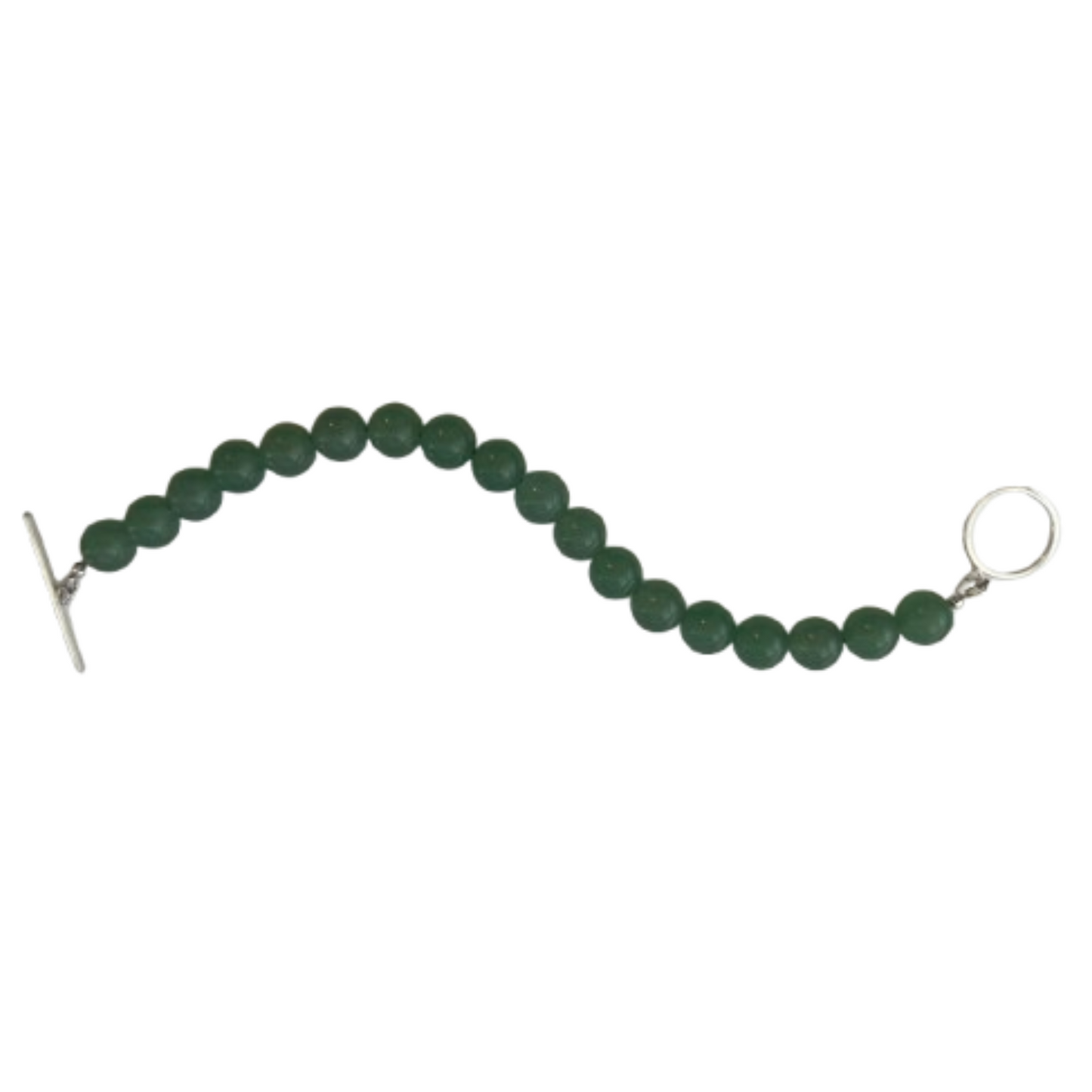 Green Aventurine Gemstone Bubble Bracelet